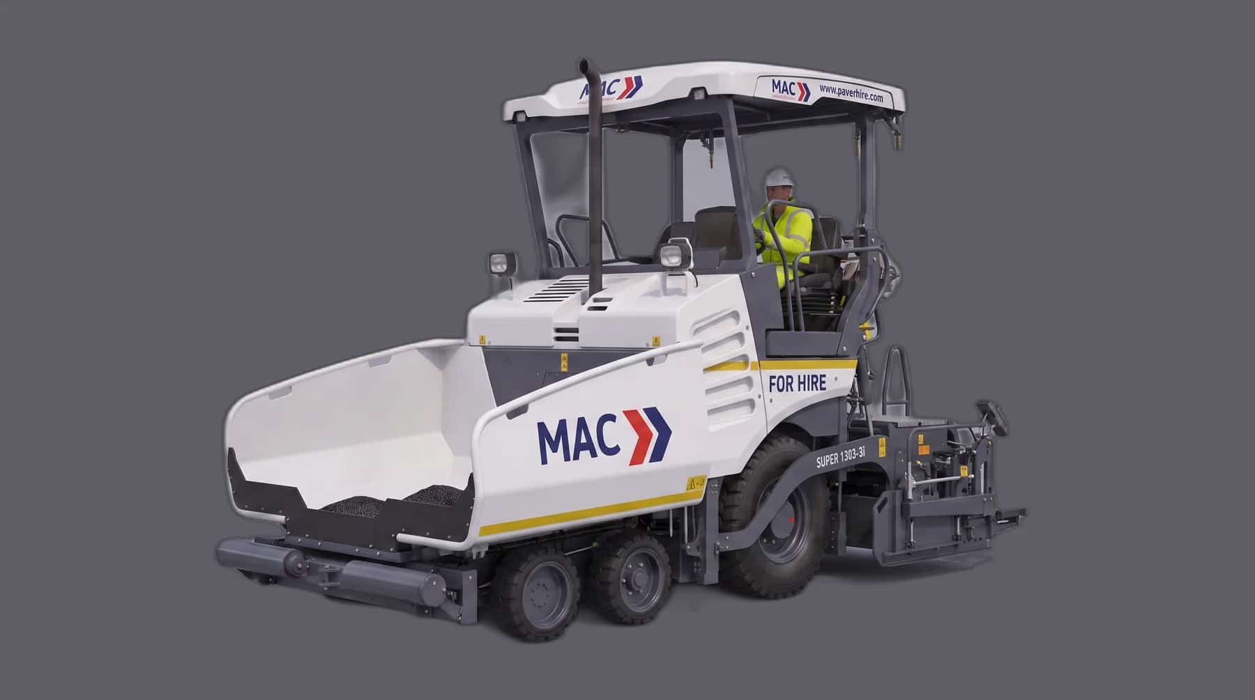 Vogele S1303-3i (Midi) asphalt paver for hire