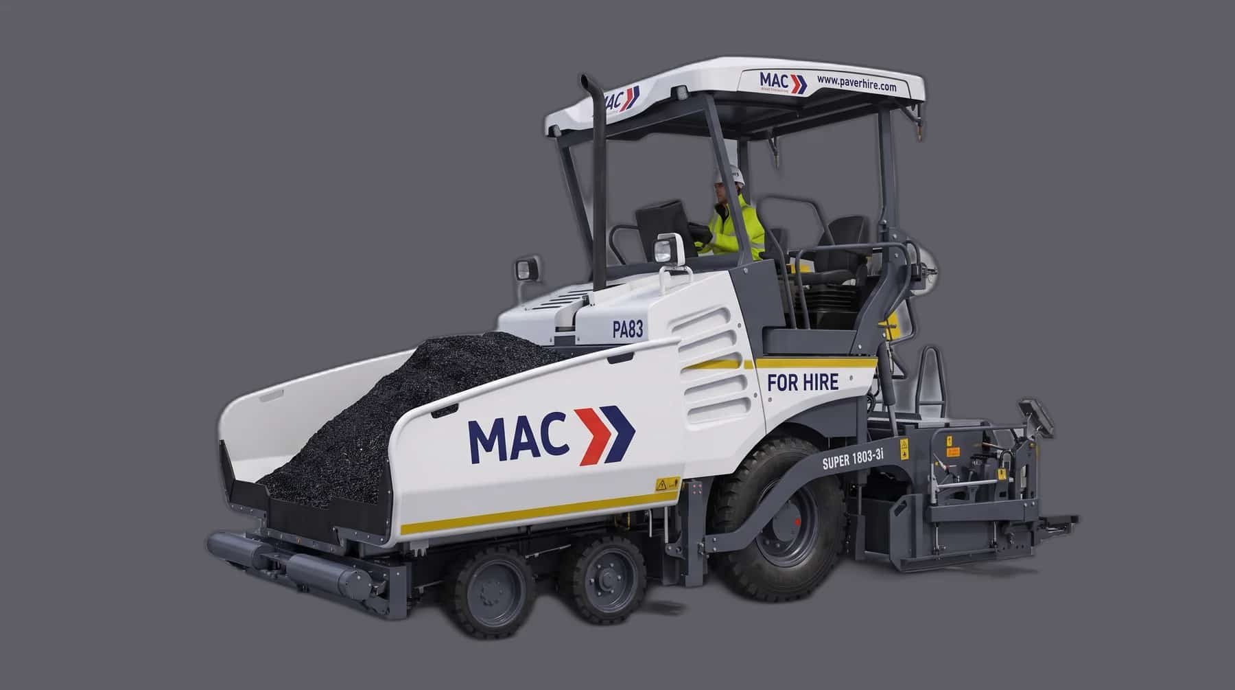 Vogele SUPER 1803-3i asphalt paver for hire