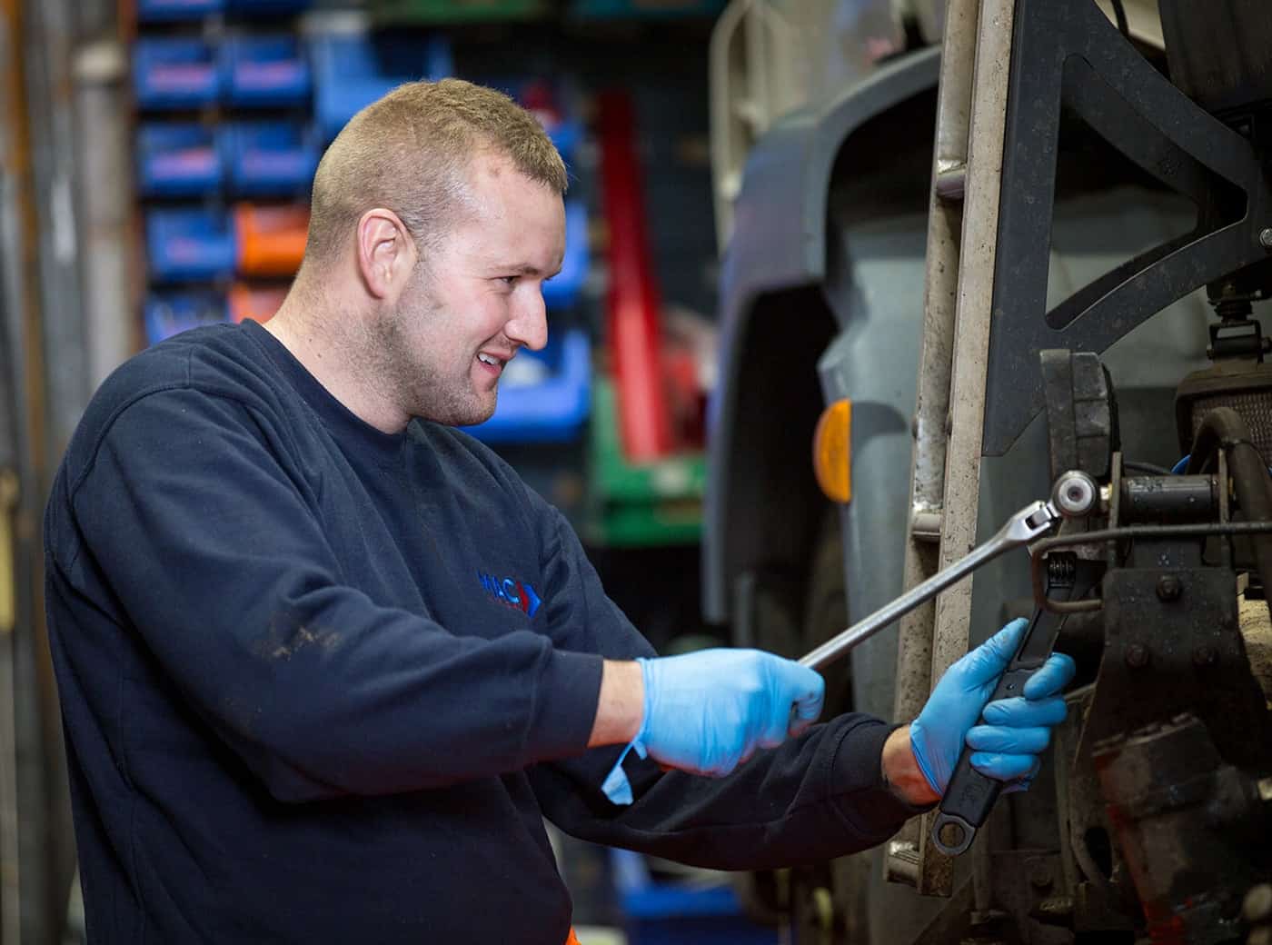 MAC plant maintenance in the workshop