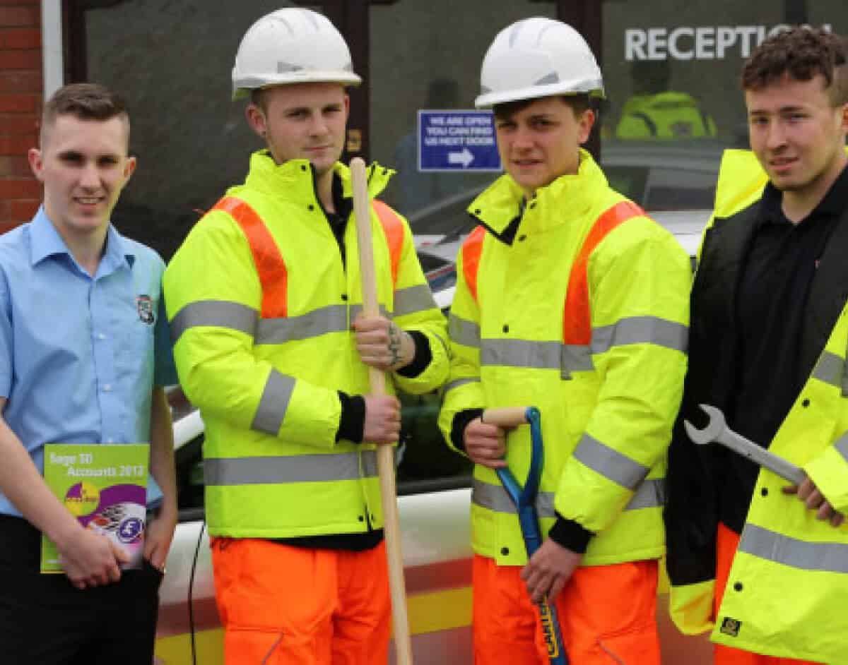 MAC Surfacing apprentice on site