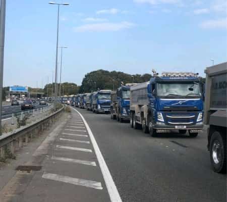 Resurface a 320t Patch over 3 Lanes of the M5