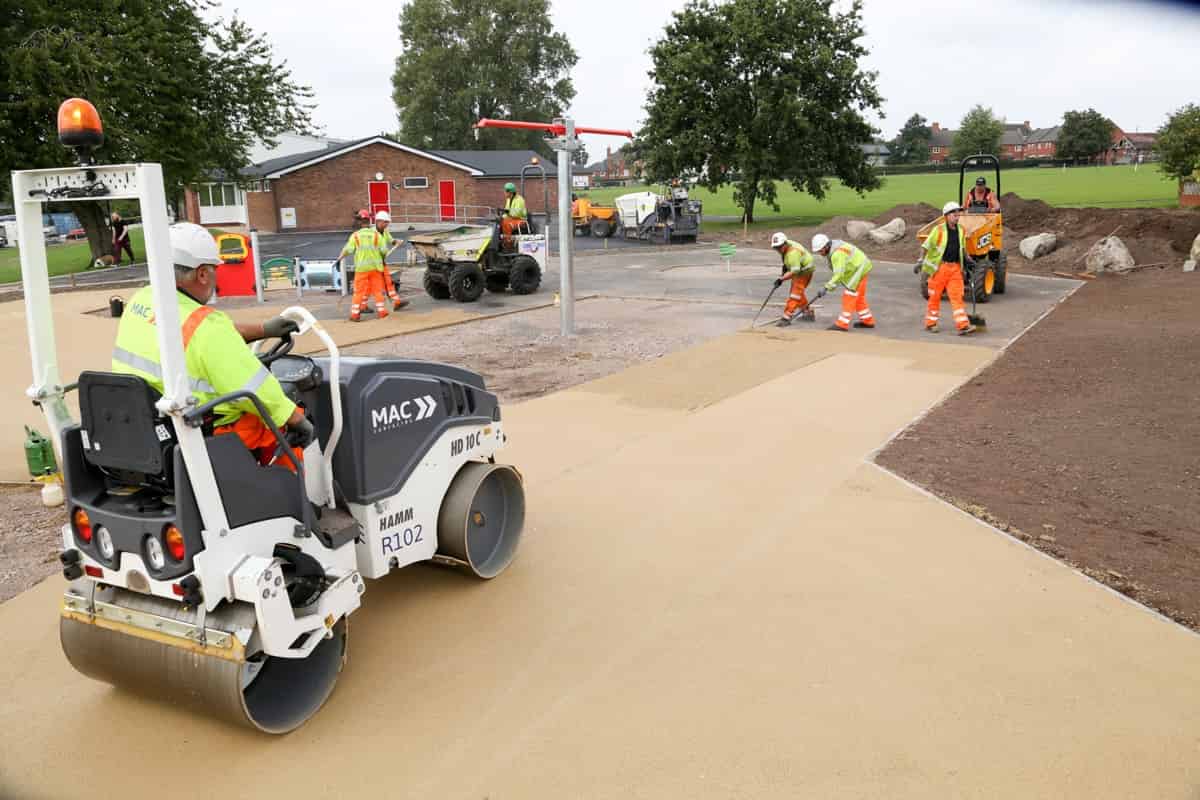 MAC Surfacing working in the community