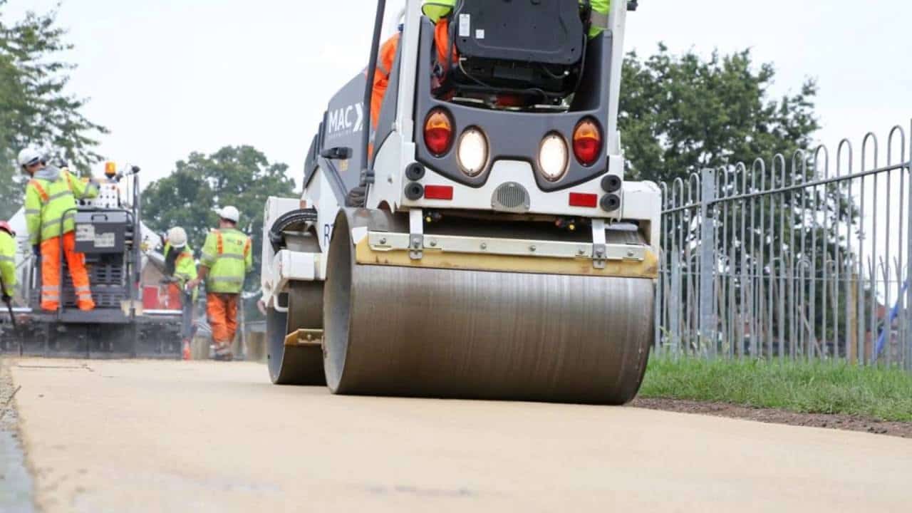 Surfacing at Coleshill Memorial Park