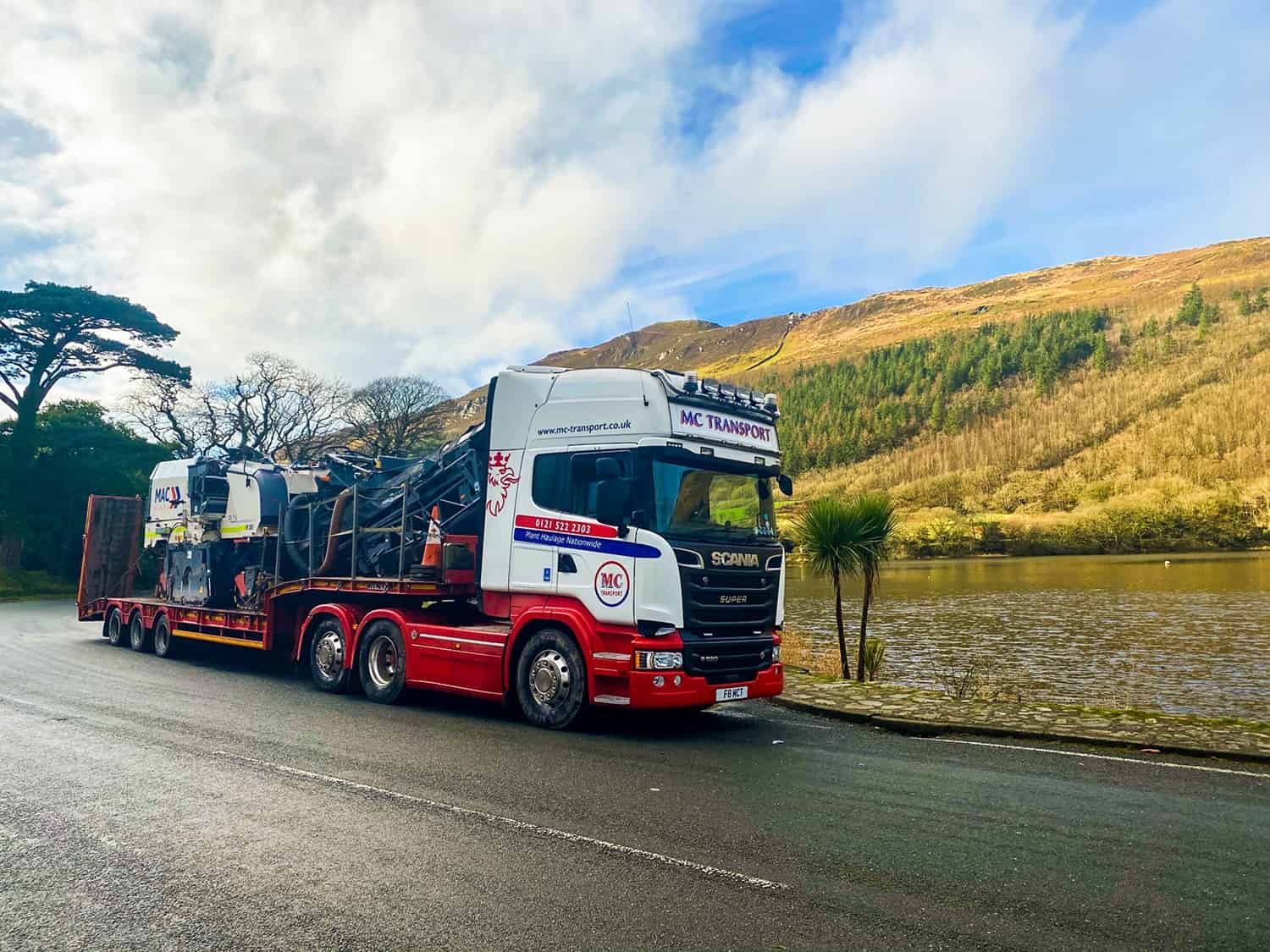 MAC Surfacing plant haulage low-loader