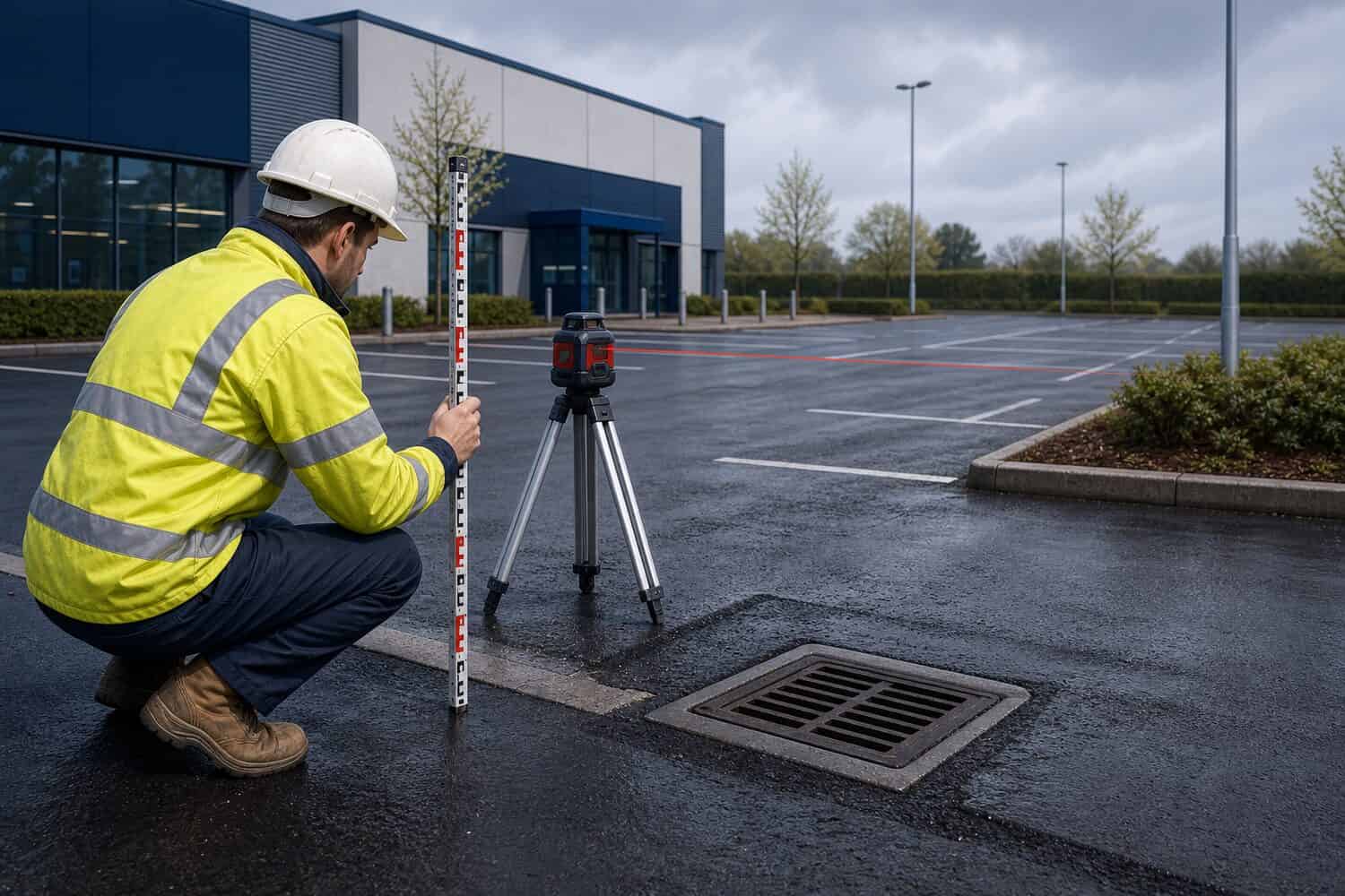 Will car park falls need changing when resurfacing?