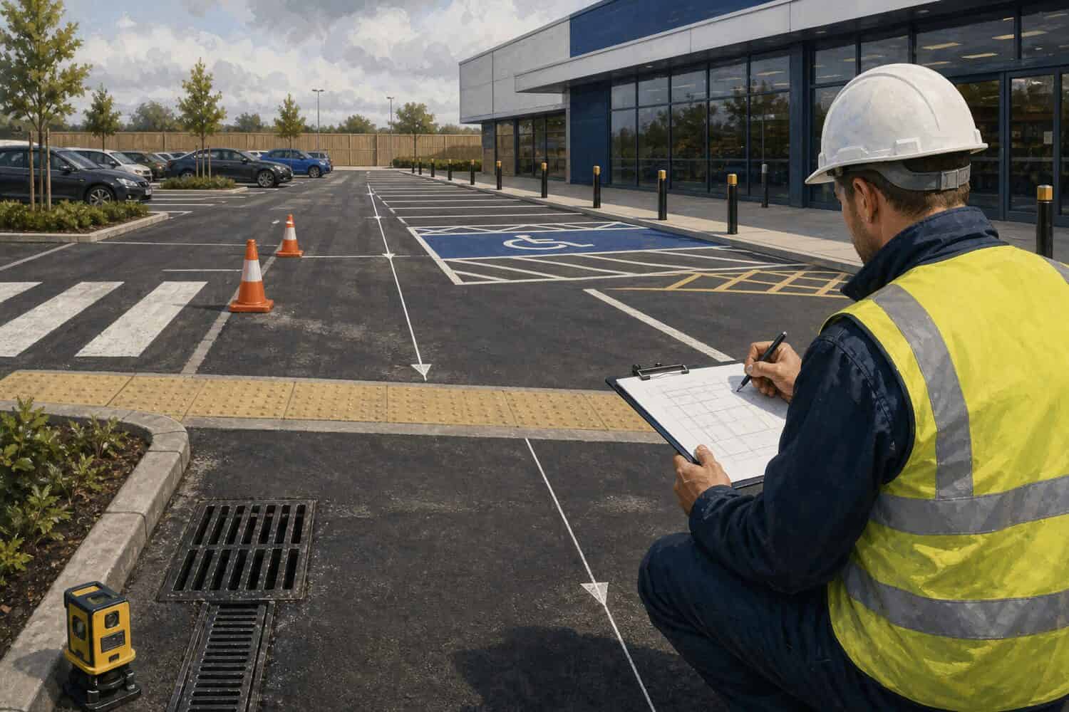 Commercial car park surfacing regulations: what to sort before work starts