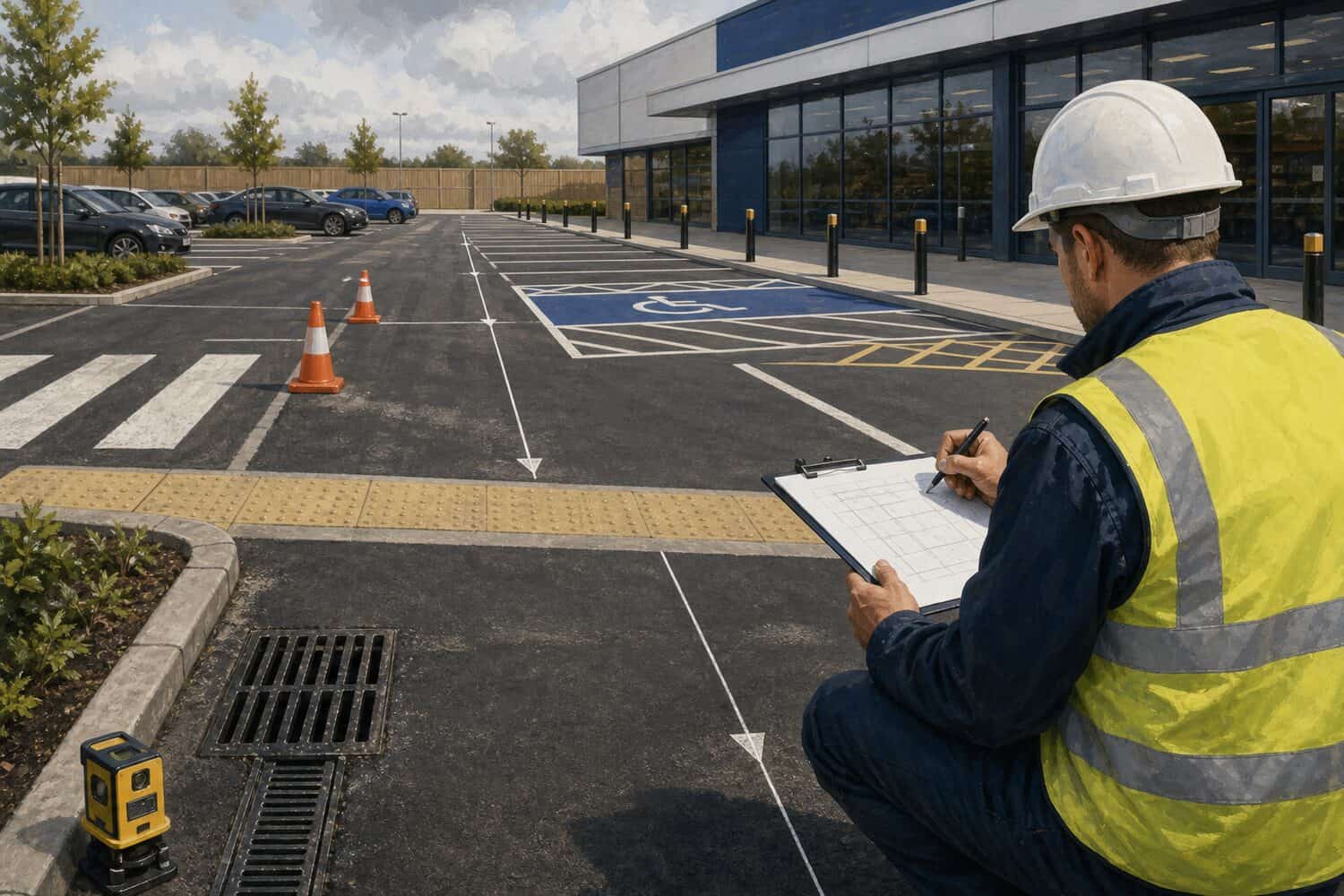 Commercial car park surfacing regulations: what to sort before work starts