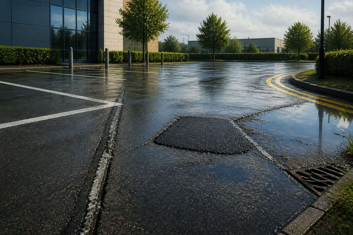 Repair or resurface your car park: when patching stops paying