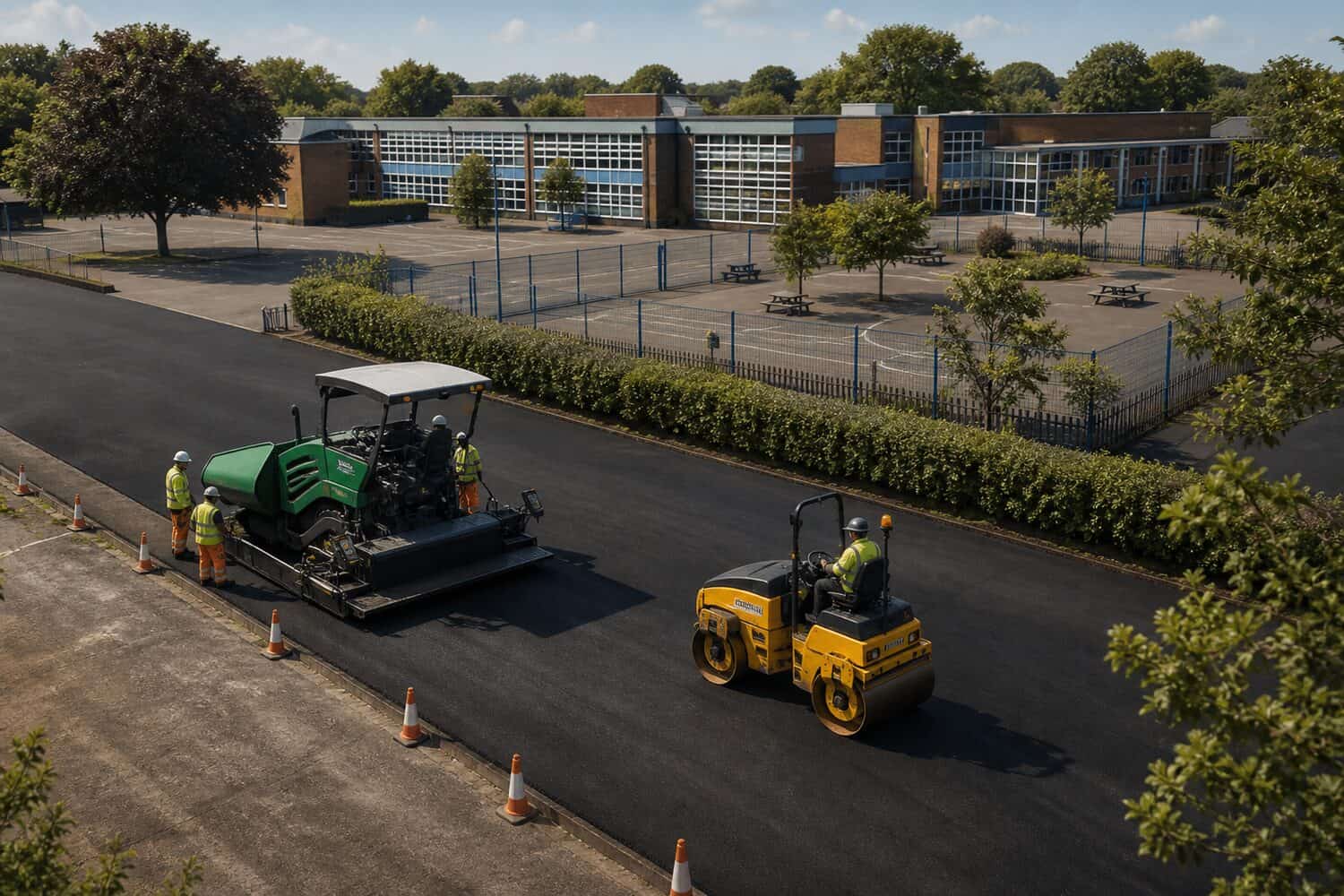 Tarmac vs resin for car parks: which suits heavy traffic?