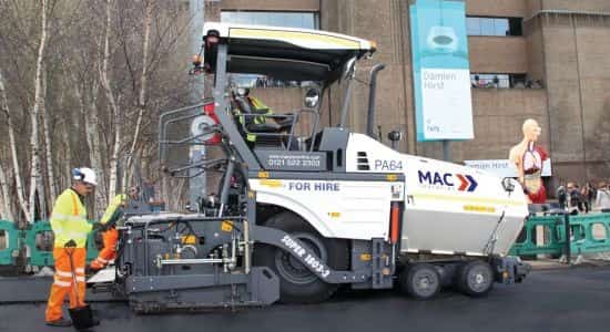 Vögele SUPER 1803-3i (Wheeled Standard) asphalt paver for hire